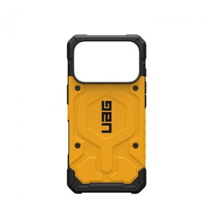 Удароустойчив хибриден кейс с MagSafe за iPhone 17 Pro - UAG Pathfinder MagSafe Case (жълт) 13