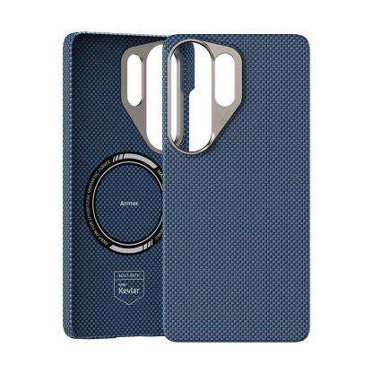 Кевларен кейс с MagSafe за Samsung Galaxy S26 Ultra - Benks Magnetic Armor Tint Kevlar Case 1000D (син) 2