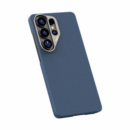 Кевларен кейс с MagSafe за Samsung Galaxy S26 Ultra - Benks Magnetic Armor Tint Kevlar Case 1000D (син) 4