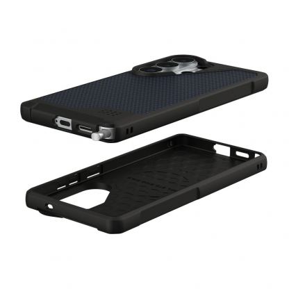 Удароустойчив хибриден кейс с MagSafe за Samsung Galaxy S26 Ultra - UAG Metropolis LT Kevlar Case (тъмносин) 4