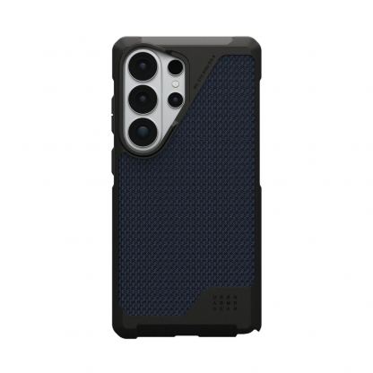 Удароустойчив хибриден кейс с MagSafe за Samsung Galaxy S26 Ultra - UAG Metropolis LT Kevlar Case (тъмносин) 5