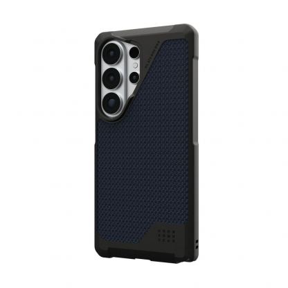 Удароустойчив хибриден кейс с MagSafe за Samsung Galaxy S26 Ultra - UAG Metropolis LT Kevlar Case (тъмносин) 6