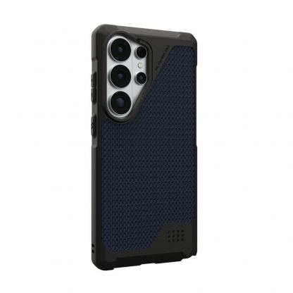 Удароустойчив хибриден кейс с MagSafe за Samsung Galaxy S26 Ultra - UAG Metropolis LT Kevlar Case (тъмносин) 7