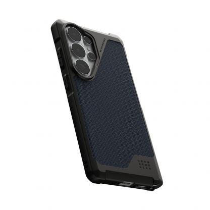 Удароустойчив хибриден кейс с MagSafe за Samsung Galaxy S26 Ultra - UAG Metropolis LT Kevlar Case (тъмносин) 14