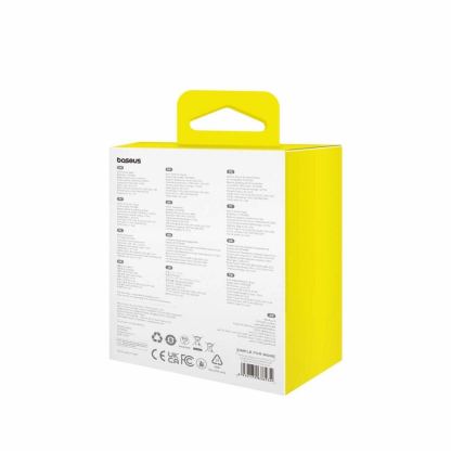 Преносима външна батерия с USB-C порт и безжично зареждане с MagSafe - Baseus Magnetic Wireless Charging Power Bank 5000 mAh 20W (P10022107223-00) (бял) 5