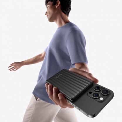 Преносима външна батерия с USB-C порт и безжично зареждане с MagSafe - EcoFlow Rapid Mag Magnetic Wireless Power Bank 5000 mAh (черен) 2