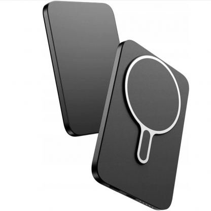 Преносима външна батерия с USB-C порт и безжично зареждане с MagSafe - 3mk MagSnap Go Magnetic Wireless Charging Power Bank 5000 mAh 20W (тъмносив) 3