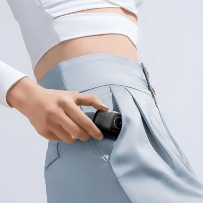  Преносима външна батерия с вграден Lightning конектор, USB-C кабел, USB-C порт и зареждане на Apple Watch - Wozinsky 3-in-1 Lightning Power Bank With Apple Watch Charger 5000mAh 15W (черен) 8