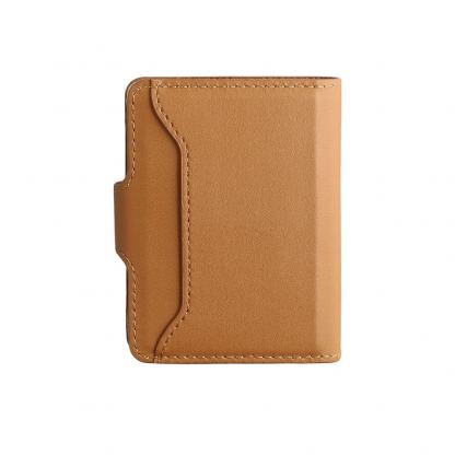 Кожен портфейл с вградена външна батерия - 4smarts PowrWallet Power Bank Wallet 3000 mAh (кафяв) 5