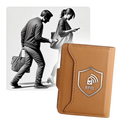 Кожен портфейл с вградена външна батерия - 4smarts PowrWallet Power Bank Wallet 3000 mAh (кафяв) 7