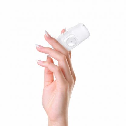  Преносима външна батерия с вграден Lightning конектор, USB-C кабел, USB-C порт и зареждане на Apple Watch - Wozinsky 3-in-1 Lightning Power Bank With Apple Watch Charger 5000mAh 15W (бял) 7