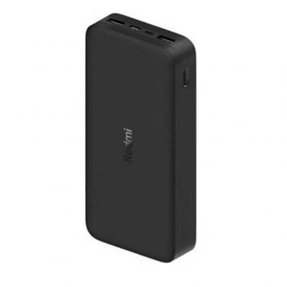 Външна батерия с 2xUSB-A изходи и технология за бързо зареждане - Xiaomi Redmi Power Bank 18W 20000 mAh (черен) 2