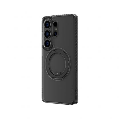 Хибриден удароустойчив кейс с MagSafe за Samsung Galaxy S26 Ultra - AmazingThing Titan Pro MagSpin Hybrid Case (черен-прозрачен) 2