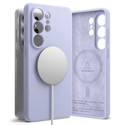  Силиконов (TPU) калъф с MagSafe за Samsung Galaxy S26 Ultra - Ringke Liquid Silicone Magnetic Case (лилав)  4