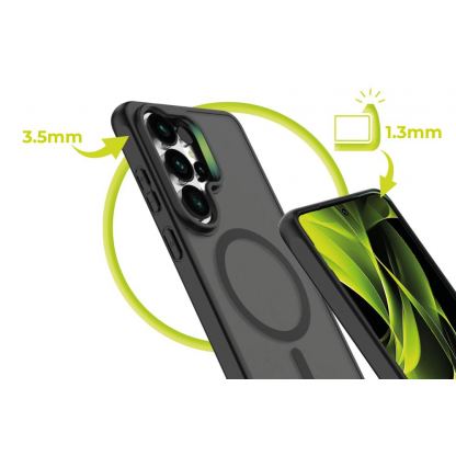 Хибриден кейс с най-висока степен на защита с MagSafe за Samsung Galaxy S26 Ultra - Mobile Origin Easy Hybrid MagSafe Case (черен) 9