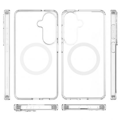 Хибриден кейс с най-висока степен на защита с MagSafe за Samsung Galaxy S26 Plus - Mobile Origin Easy Hybrid MagSafe Case (прозрачен) 3
