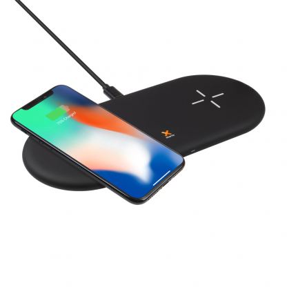 A-Solar Xtorm XW208 Xtom Wireless Dual Charging Pad Twin 10W - двойна поставка (пад) за безжично зареждане с технология за бързо зареждане (черен) 2