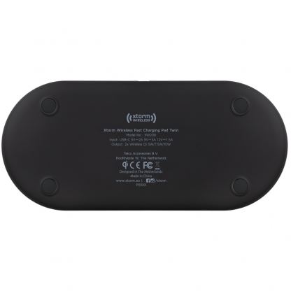 A-Solar Xtorm XW208 Xtom Wireless Dual Charging Pad Twin 10W - двойна поставка (пад) за безжично зареждане с технология за бързо зареждане (черен) 4