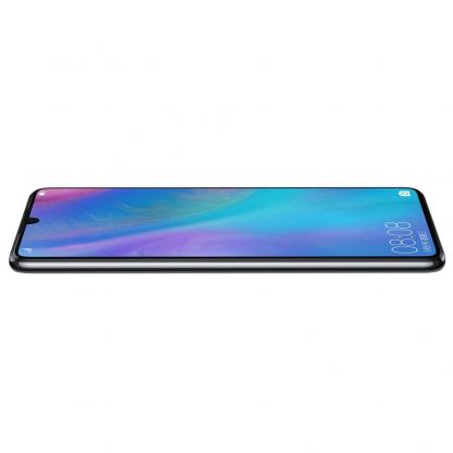 Baseus Full Screen Curved Soft Screen Protector - извито защитно покритие с черна рамка за целия дисплей на Huawei P30 (два броя) 7