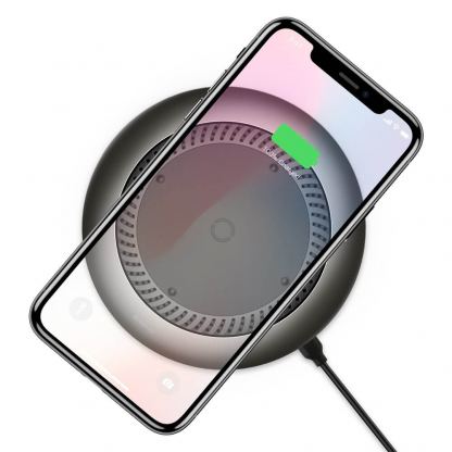 Baseus Whirlwind Wireless Charger CCALL-XU01 - поставка (пад) за безжично зареждане с технология за бързо зареждане за Qi съвместими устройства (черен) 4