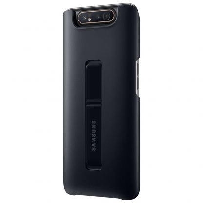 Samsung Standing Cover EF-PA805CBEGWW - оригинален поликарбонатов кейс за Samsung Galaxy A80 (черен) 2