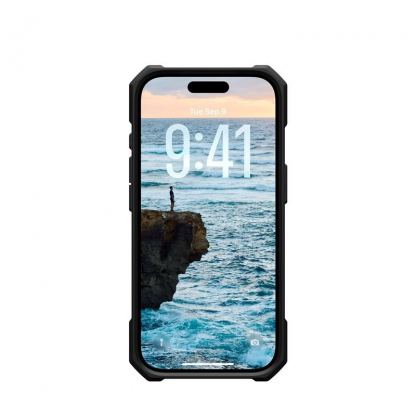 Удароустойчив силиконов калъф с MagSafe за iPhone 17 Pro - UAG Essential Armor MagSafe Case (черен) 7