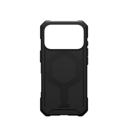 Удароустойчив силиконов калъф с MagSafe за iPhone 17 Pro - UAG Essential Armor MagSafe Case (черен) 13