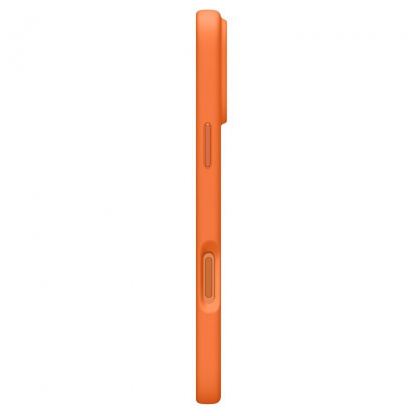 Силиконов (TPU) калъф с MagSafe за iPhone 17 Pro - Spigen Silicone Fit MagSafe Case (оранжев) 9