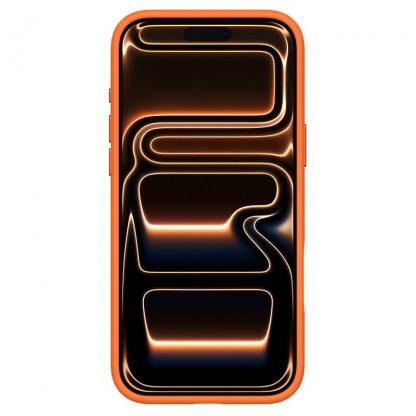 Силиконов (TPU) калъф с MagSafe за iPhone 17 Pro - Spigen Silicone Fit MagSafe Case (оранжев) 10