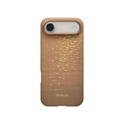 Кевларен кейс с MagSafe за iPhone 17 Air - Pitaka Glints of Gold Edge Ultra Slim Aramid Fiber Case 2