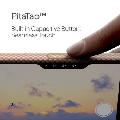 Кевларен кейс с MagSafe за iPhone 17 Air - Pitaka Glints of Gold Edge Ultra Slim Aramid Fiber Case 9