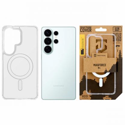 Хибриден удароустойчив кейс с MagSafe за Samsung Galaxy S26 Ultra (прозрачен)  - Tactical MagForce Hybrid Cover 3
