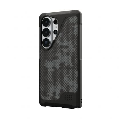 Удароустойчив хибриден кейс с MagSafe за Samsung Galaxy S26 Ultra - UAG Metropolis Micro Hex Camo Graphite Case 4
