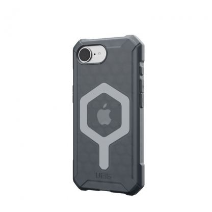 Удароустойчив силиконов калъф с MagSafe за iPhone 17e, iPhone 16e - UAG Essential Armor Magsafe Case (сив) 2