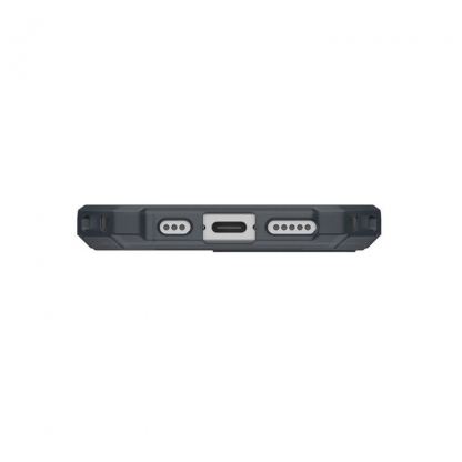 Удароустойчив силиконов калъф с MagSafe за iPhone 17e, iPhone 16e - UAG Essential Armor Magsafe Case (сив) 6