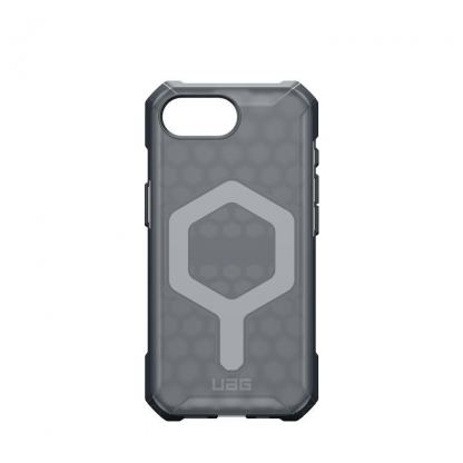 Удароустойчив силиконов калъф с MagSafe за iPhone 17e, iPhone 16e - UAG Essential Armor Magsafe Case (сив) 8