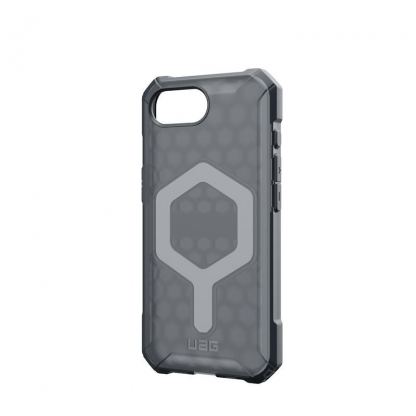 Удароустойчив силиконов калъф с MagSafe за iPhone 17e, iPhone 16e - UAG Essential Armor Magsafe Case (сив) 9