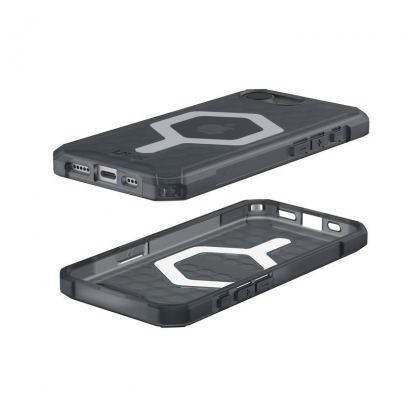 Удароустойчив силиконов калъф с MagSafe за iPhone 17e, iPhone 16e - UAG Essential Armor Magsafe Case (сив) 14