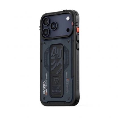 Хибриден удароустойчив кейс с MagSafe за iPhone 17 Pro - Skinarma Aegis Magnetic Hybrid Case (черен) 3