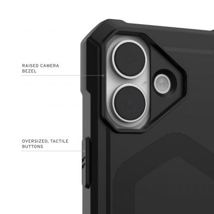 Удароустойчив силиконов калъф с MagSafe за iPhone 17 - UAG Essential Armor MagSafe Case (черен) 4