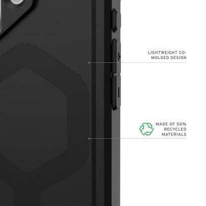 Удароустойчив силиконов калъф с MagSafe за iPhone 17 - UAG Essential Armor MagSafe Case (черен) 7