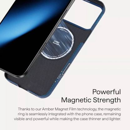 Кевларен кейс с MagSafe за iPhone 17 Pro - Pitaka Milky Way Galaxy Ultra Slim Aramid Fiber Case 7