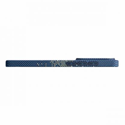 Кевларен кейс с MagSafe за Samsung Galaxy S26 Ultra - Pitaka Edge StarPeak Milky Way Aramid Fiber MagSafe Case Aaron Button 5