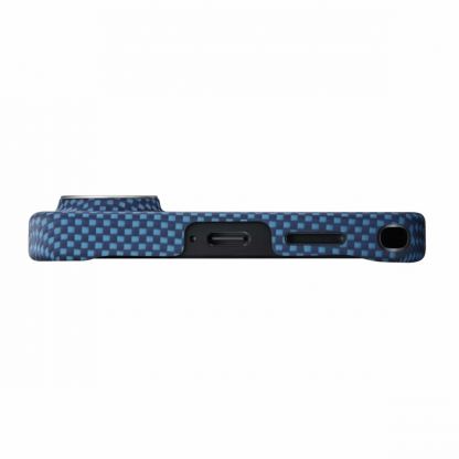 Кевларен кейс с MagSafe за Samsung Galaxy S26 Ultra - Pitaka Edge StarPeak Milky Way Aramid Fiber MagSafe Case Aaron Button 6