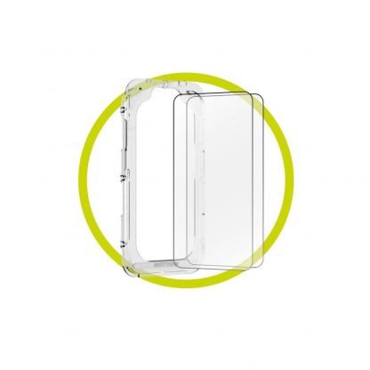 2 броя калени стъклени защитни покрития за дисплея на iPhone 16 Pro, iPhone 17, iPhone 17 Pro - Mobile Origin EasyGlass Full Cover Tempered Glass Pack With Applicator (черен-прозрачен) 3