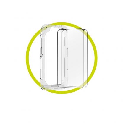 2 броя калени стъклени защитни покрития за дисплея на iPhone 17 Pro Max, iPhone 16 Pro Max - Mobile Origin EasyGlass Full Cover Tempered Glass Pack With Applicator (черен-прозрачен) 3