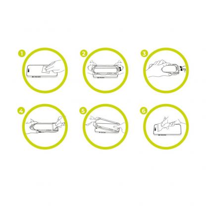 Калено стъклено защитно покритие за дисплея на iPhone 17e, iPhone 16e, iPhone 14, iPhone 13, iPhone 13 Pro - Mobile Origin EasyGlass Full Cover Tempered Glass With Applicator (черен-прозрачен) 8