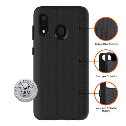 Eiger North Case - хибриден удароустойчив кейс за Samsung Galaxy A30 3