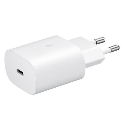 Samsung Power Delivery 3.0 25W Wall Charger EP-TA800XWEGWW - захранване за ел. мрежа с USB-C изход и USB-C кабел (бял) (retail опаковка) 3