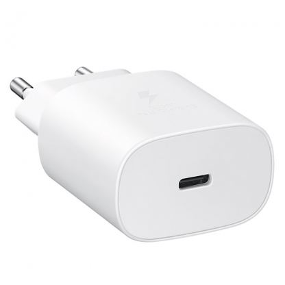 Samsung Power Delivery 3.0 25W Wall Charger EP-TA800XWEGWW - захранване за ел. мрежа с USB-C изход и USB-C кабел (бял) (retail опаковка) 4